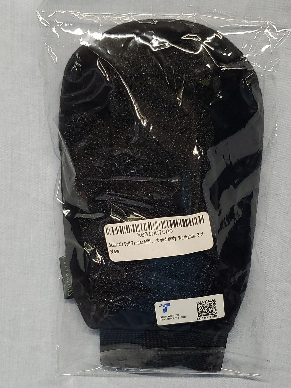 Black Self-Tanning Mitt for Men